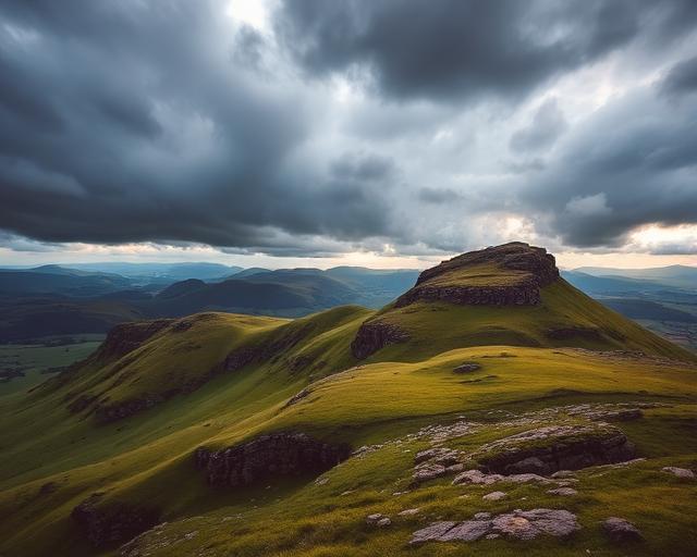 Yorkshire Dales mountain landscape